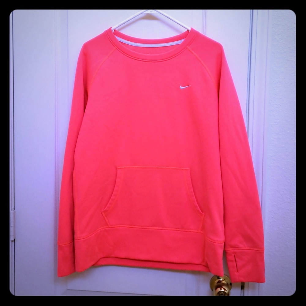 NIKE Therma Fit hot pink sweatshirt medium